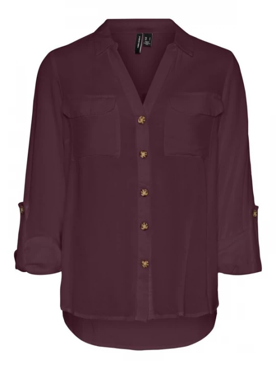 Foto van product VERO MODA Blouse 'VMBUMPY' bourgogne