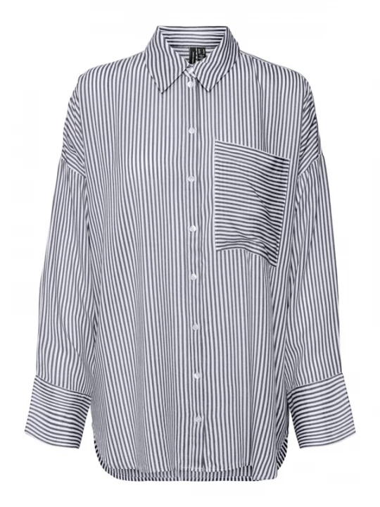Foto van product VERO MODA Blouse 'VMBUMPY' zwart / wit