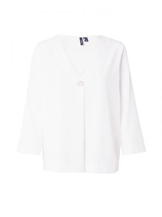 Foto van product VERO MODA Blouse 'VMEVA' beige / goud / wit