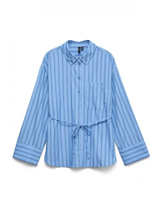 Foto van product VERO MODA Blouse 'VMGINA' navy / azuur / wit