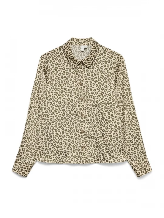 Foto van product VERO MODA Blouse 'VMIDALIA' crème / olijfgroen