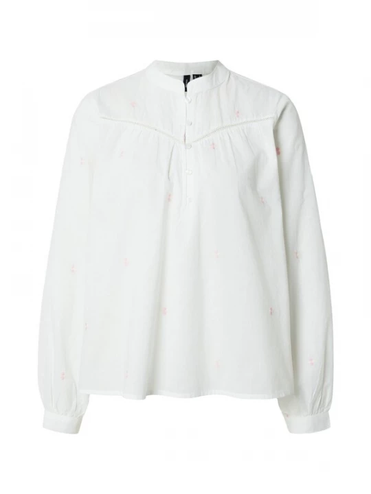 Foto van product VERO MODA Blouse 'VMIris' beige / pink / wit