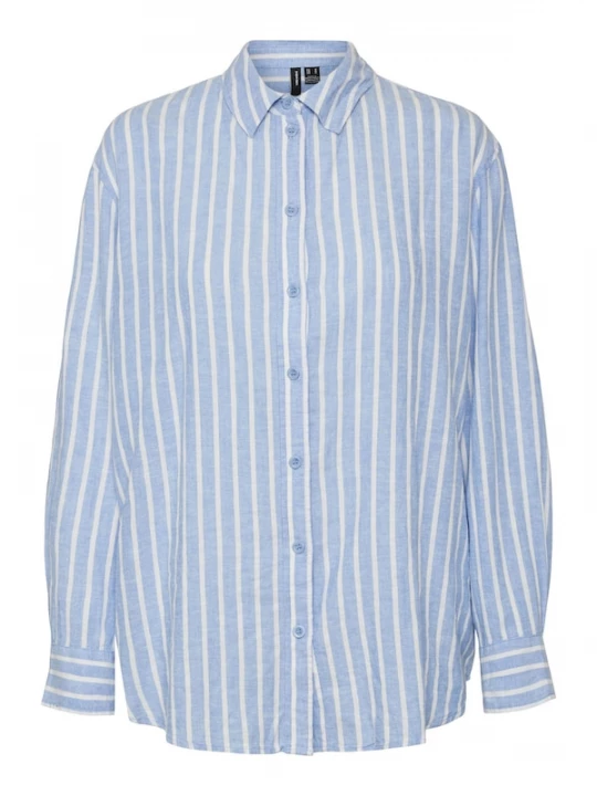 Foto van product VERO MODA Blouse 'VMLinn' blauw / offwhite