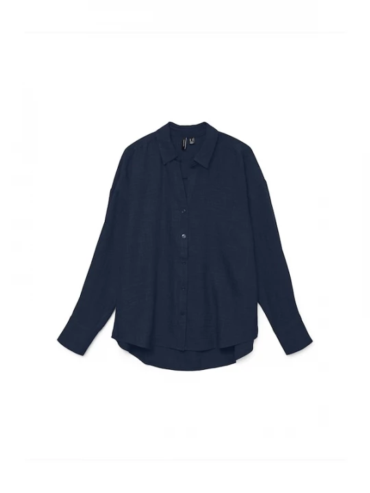 Foto van product VERO MODA Blouse 'VMMELANEY QUEENY' nachtblauw