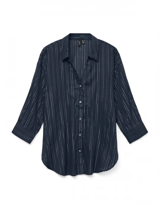 Foto van product VERO MODA Blouse 'VMOLLA' navy / wit