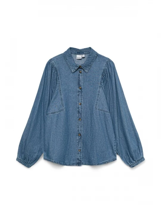 Foto van product VERO MODA Blouse 'VMSITTA' blauw denim