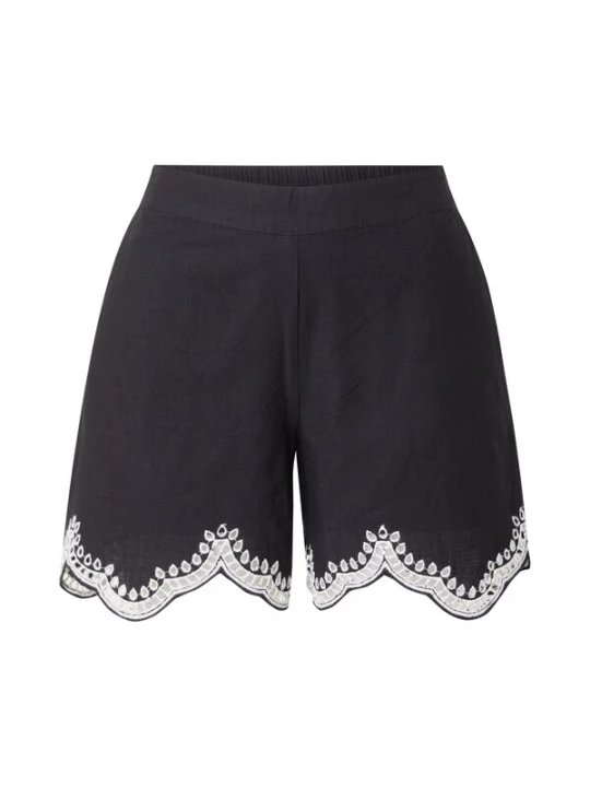 Foto van product VERO MODA Broek 'VMDiana' zwart / wit
