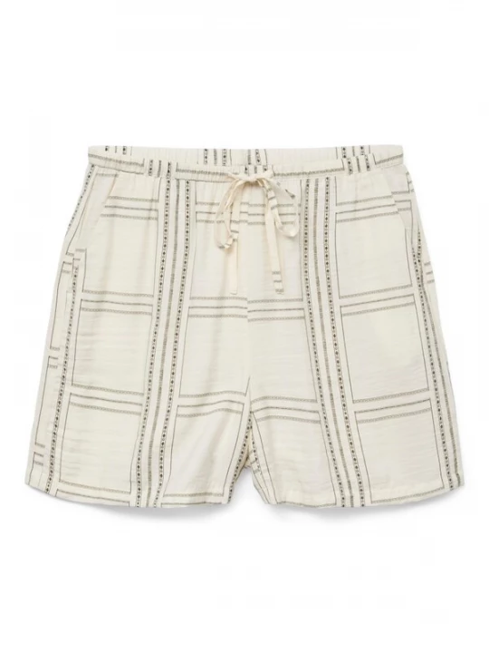 Foto van product VERO MODA Broek 'VMJOSIE BERTA' kaki / wit