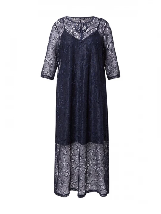 Foto van product Vero Moda Curve Avondjurk 'VMCSIGNA' navy