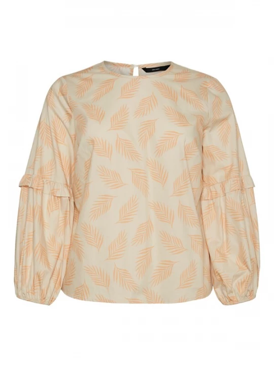 Foto van product Vero Moda Curve Blouse crème / perzik