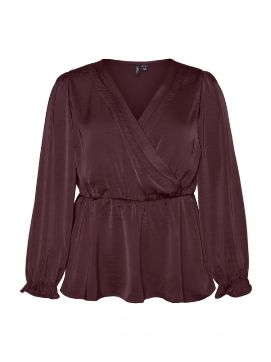 Foto van product Vero Moda Curve Blouse donkerrood
