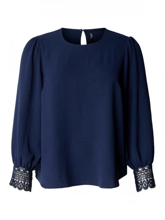 Foto van product Vero Moda Curve Blouse 'VMCALVA' navy