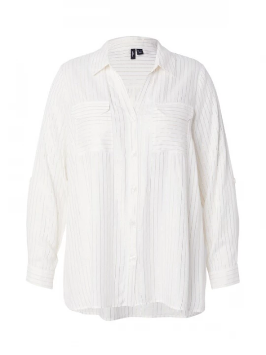 Foto van product Vero Moda Curve Blouse 'VMCBUMPY' goud / wit