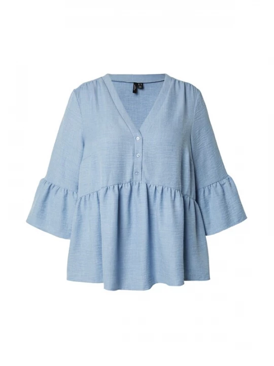 Foto van product Vero Moda Curve Blouse 'VMCMelony' lichtblauw