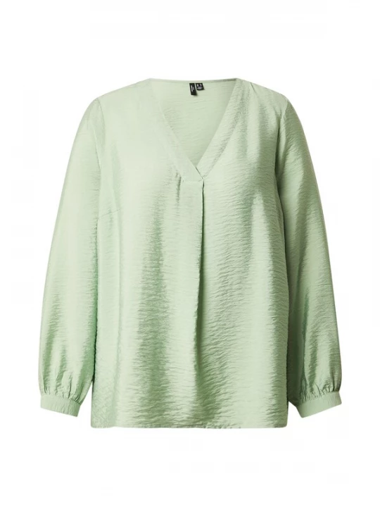 Foto van product Vero Moda Curve Blouse 'VMCurli' lichtgroen
