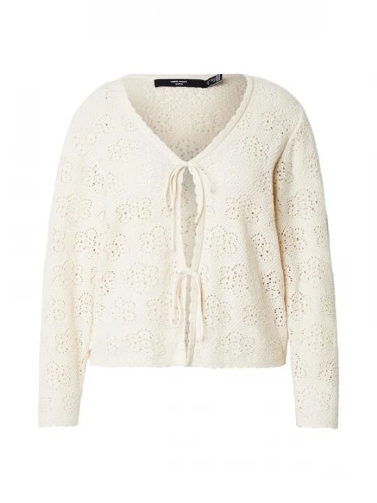 Foto van product Vero Moda Curve Gebreid vest 'VMCAVA' beige