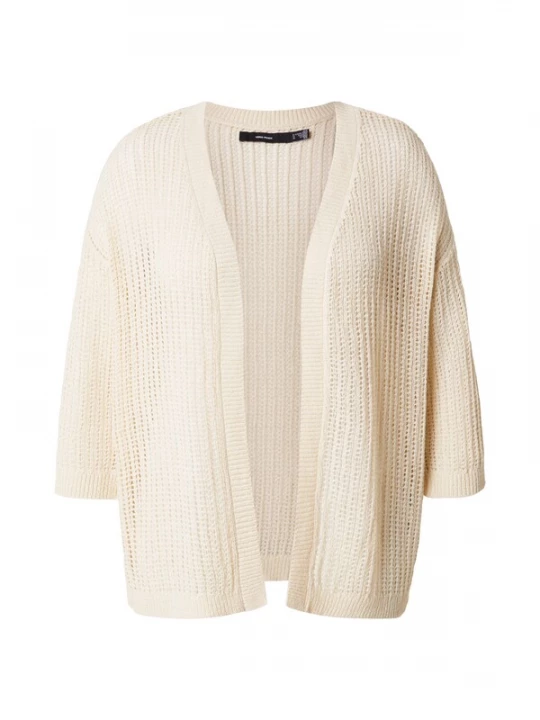 Foto van product Vero Moda Curve Gebreid vest 'VMCBREEZY' crème