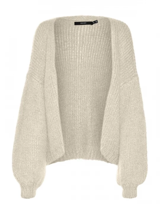 Foto van product Vero Moda Curve Gebreid vest 'VMCMaybe' taupe