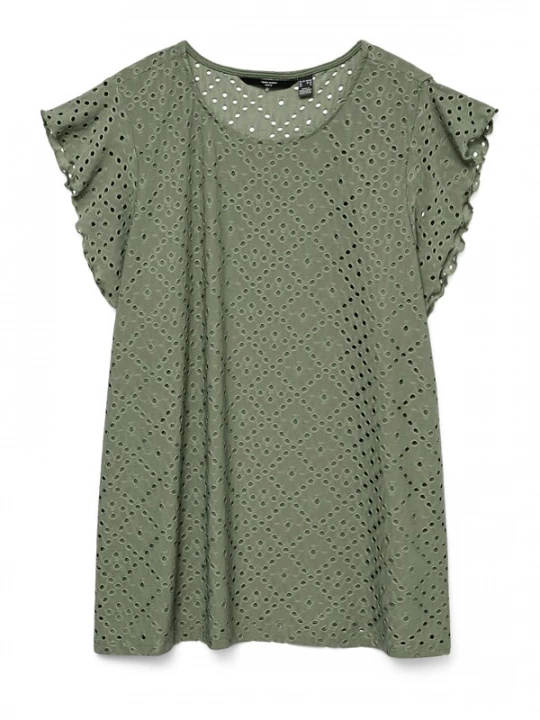 Foto van product Vero Moda Curve Shirt 'VMCTassa' donkergroen