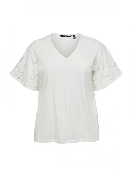 Foto van product Vero Moda Curve Shirt 'VMCVilla' wit