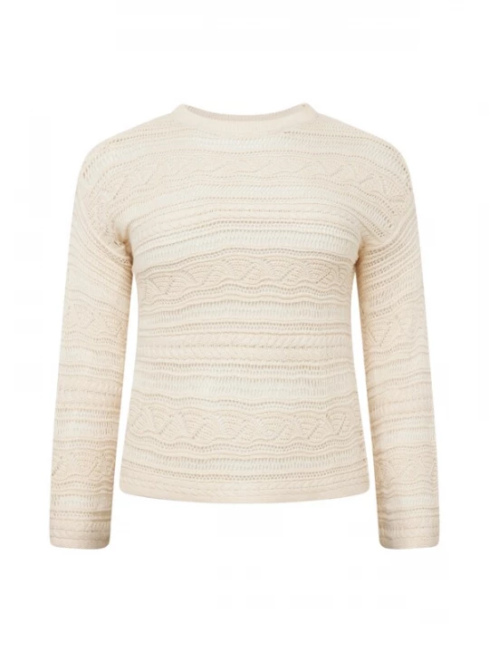 Foto van product Vero Moda Curve Trui 'CLAMAR' beige