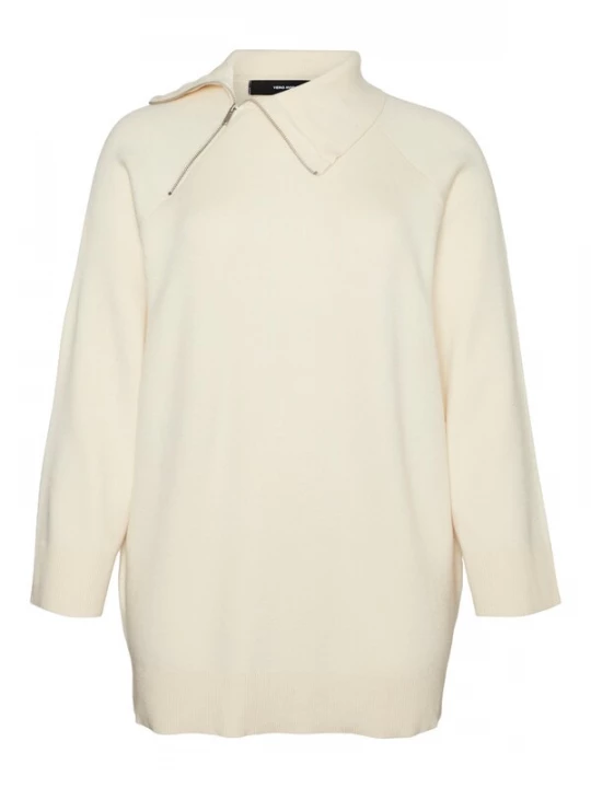 Foto van product Vero Moda Curve Trui 'Gold' ecru