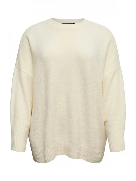 Foto van product Vero Moda Curve Trui 'VMBoom' ivoor