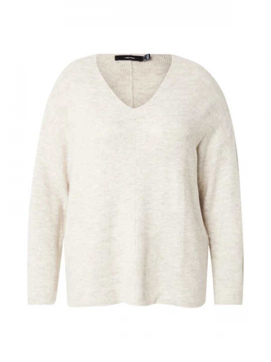 Foto van product Vero Moda Curve Trui 'VMClefile' greige