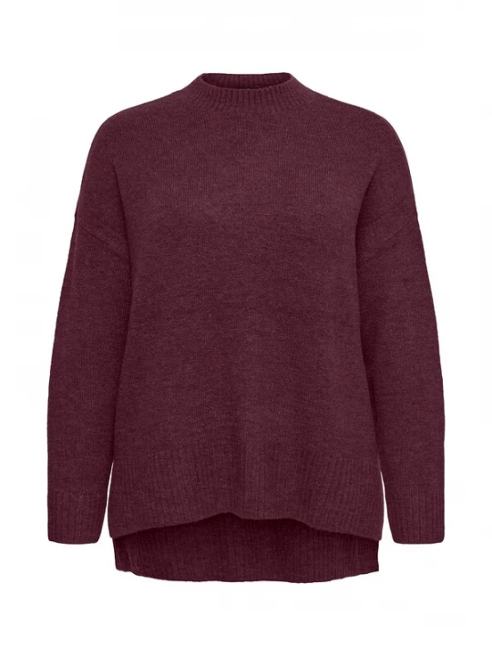 Foto van product Vero Moda Curve Trui 'VMCLEFILE' wijnrood