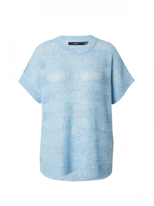 Foto van product Vero Moda Curve Trui 'VMCLEILANI' lichtblauw