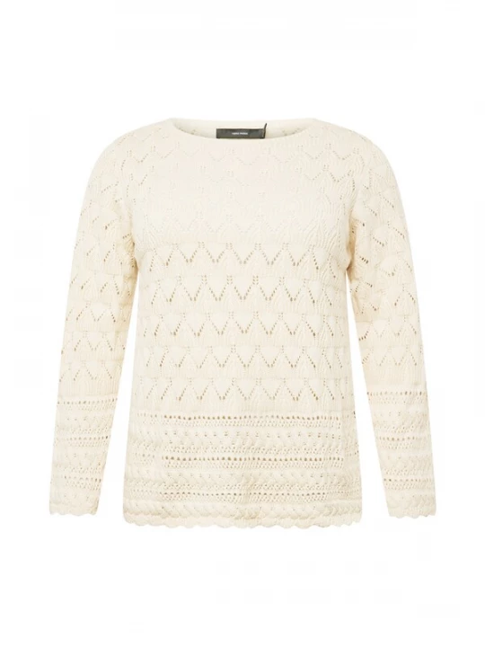 Foto van product Vero Moda Curve Trui 'VMCLUA' beige
