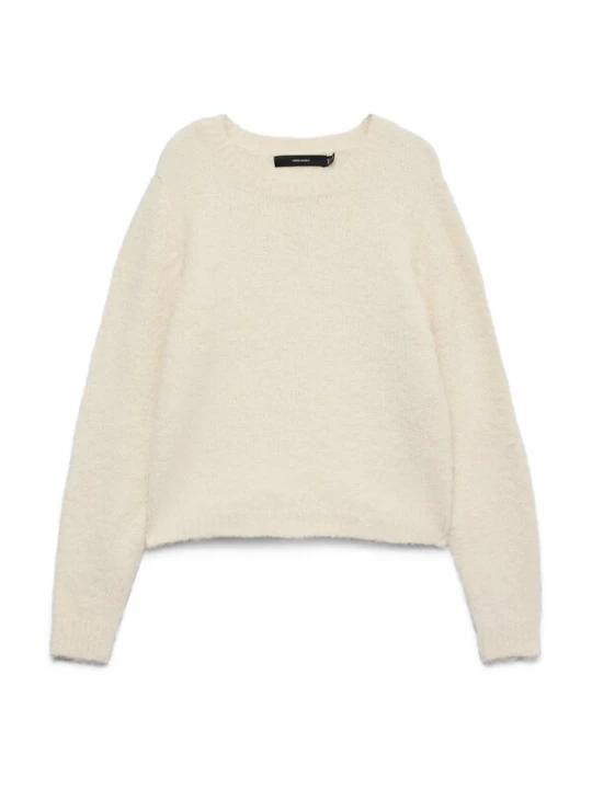 Foto van product Vero Moda Curve Trui 'VMCNovah' lichtbeige