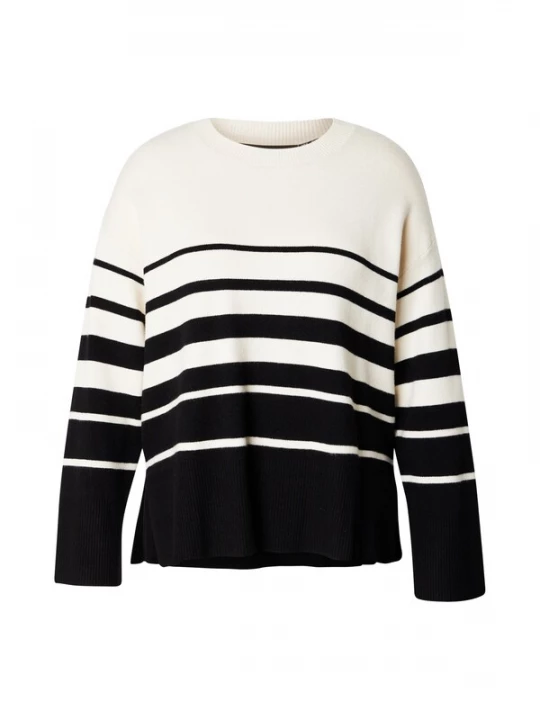 Foto van product Vero Moda Curve Trui 'VMCSABA' zwart / wit