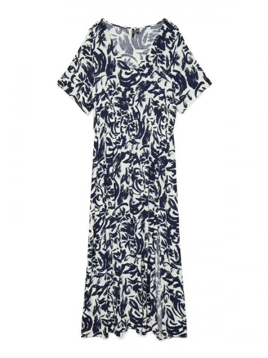 Foto van product Vero Moda Curve Zomerjurk blauw gemêleerd