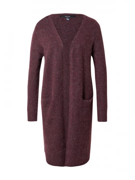 Foto van product VERO MODA Gebreid vest 'Doffy' bordeaux