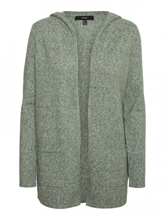 Foto van product VERO MODA Gebreid vest 'Doffy' groen gemêleerd