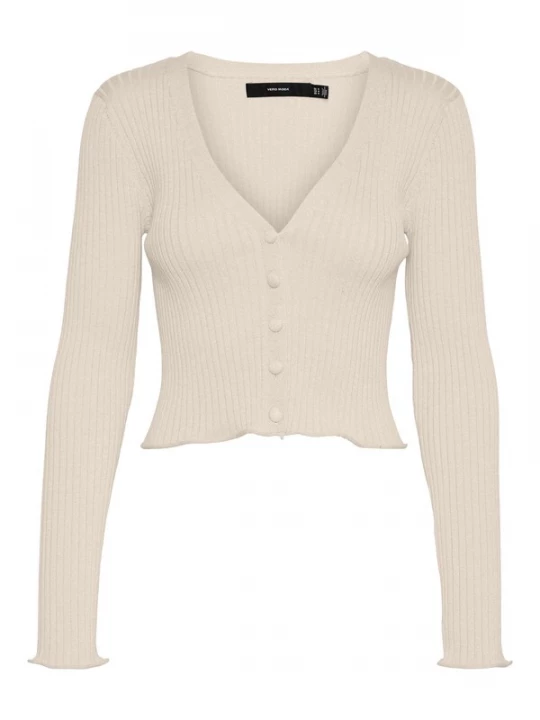 Foto van product VERO MODA Gebreid vest 'Fibly' beige