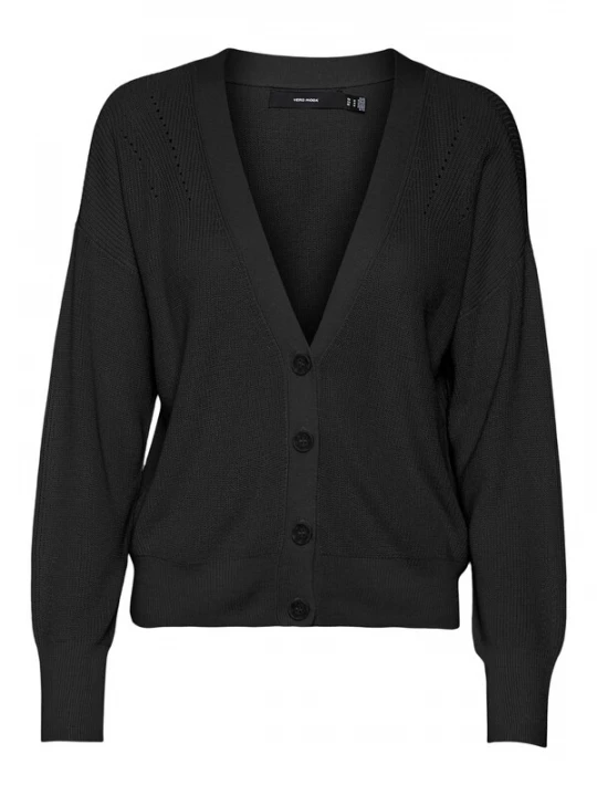 Foto van product VERO MODA Gebreid vest 'New Lexsun' zwart