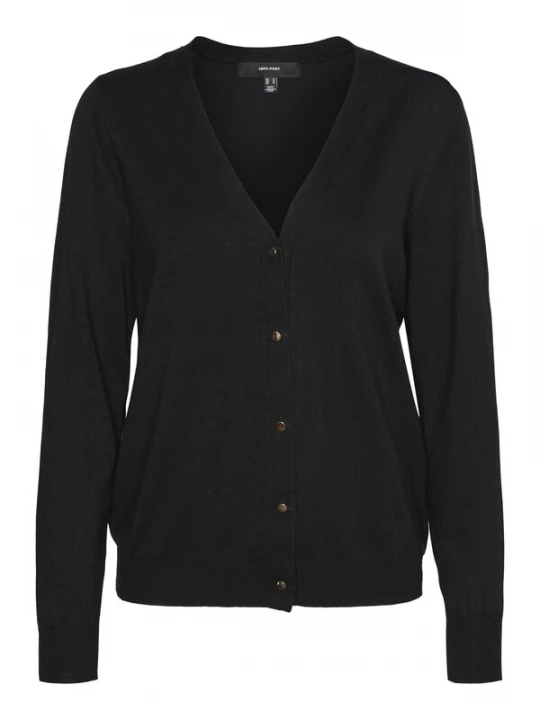 Foto van product VERO MODA Gebreid vest 'Silje' goud / zwart