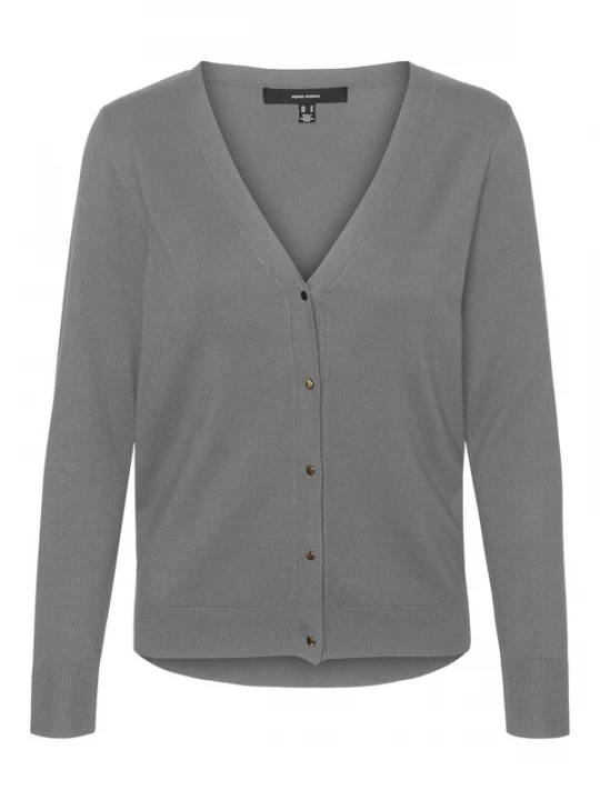 Foto van product VERO MODA Gebreid vest 'SILJE' grijs