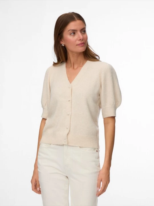 Foto van product VERO MODA Gebreid vest 'VMDoffy' beige