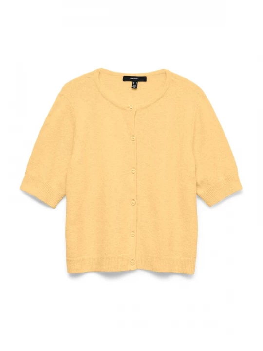 Foto van product VERO MODA Gebreid vest 'VMDoffy' citroen
