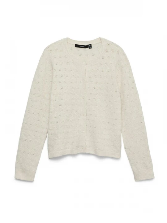 Foto van product VERO MODA Gebreid vest 'VMDoffy' crème