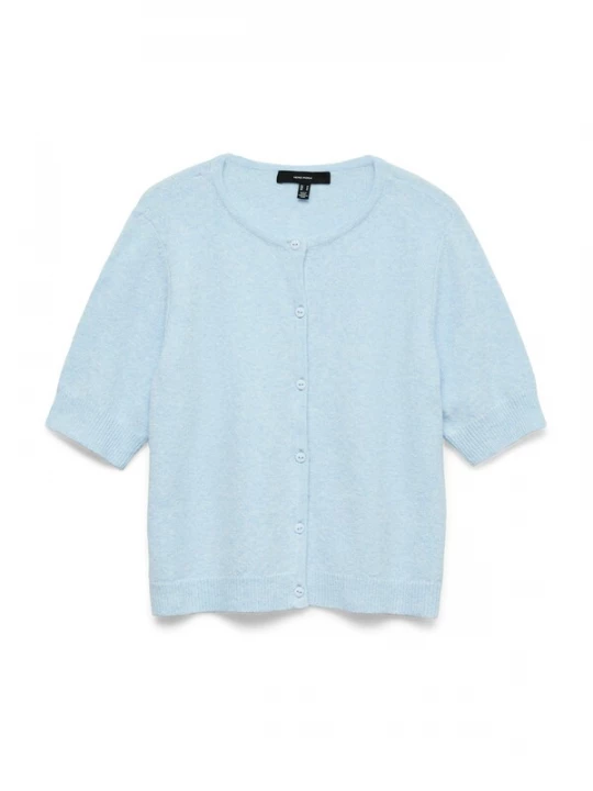 Foto van product VERO MODA Gebreid vest 'VMDoffy' lichtblauw