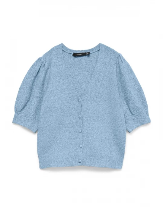 Foto van product VERO MODA Gebreid vest 'VMDoffy' lichtblauw
