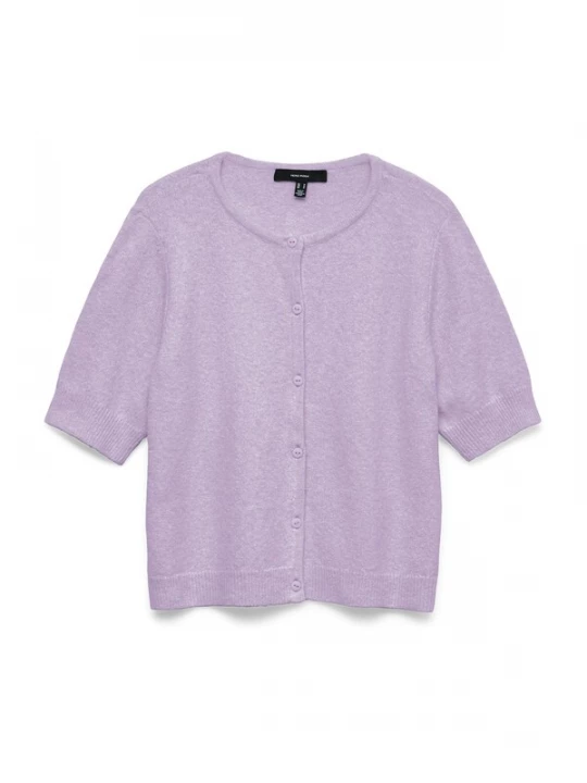 Foto van product VERO MODA Gebreid vest 'VMDoffy' lichtlila