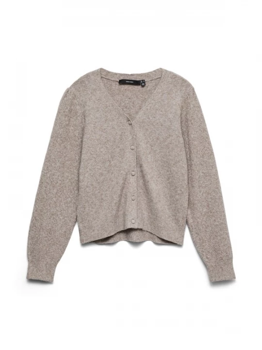 Foto van product VERO MODA Gebreid vest 'VMDoffy' taupe