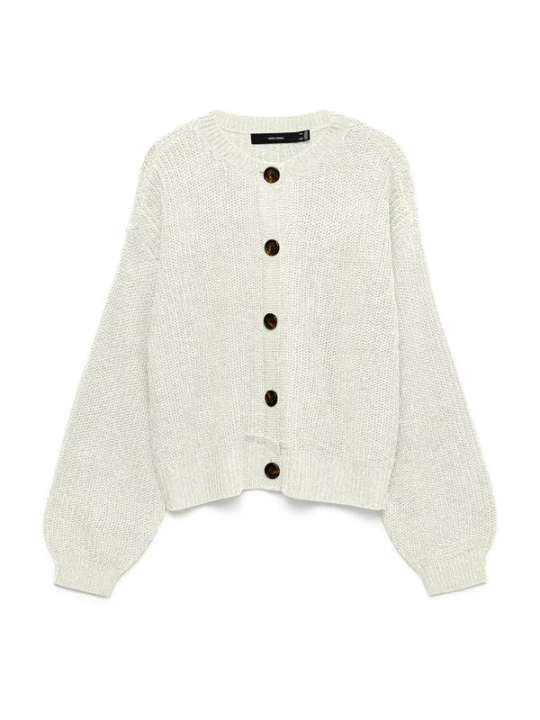 Foto van product VERO MODA Gebreid vest 'VMLea' wit