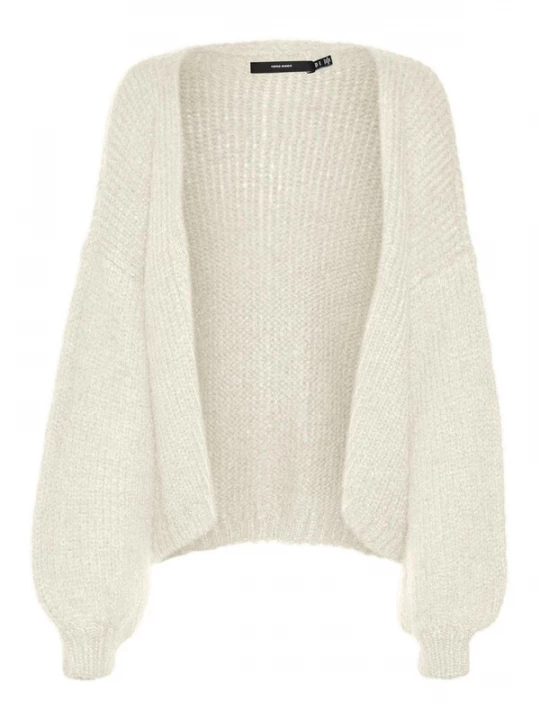 Foto van product VERO MODA Gebreid vest 'VMMaybe' ecru