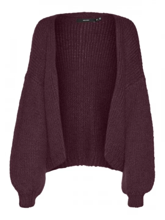 Foto van product VERO MODA Gebreid vest 'VMMaybe' purper